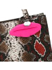 Buffalo Big Boxy Handtasche 26 cm in fancy snake pink