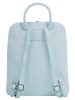 Cluty Rucksack echt Leder in hellblau