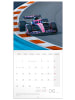 NOTIQUE Wandkalender 2027 mit 6-sprachigem Kalendarium in Formula - 30 x 30 cm