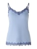 Oui Top elastischer Jersey in light blue