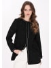 DreiMaster Women Coat in black glitter