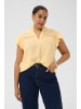 KAFFE curve Kurzarm-Bluse KCronja Regular fit in Sunlight