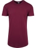 Urban Classics Lange T-Shirts in port