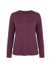 Langarmshirt in burgunder