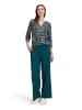 BETTY & CO Schlupfbluse mit Print in Mint/Black