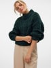 Vero Moda Strickpullover in Scarab