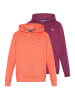 Polo Sylt Sweatshirt / Hoodie Basic in Orange / lila