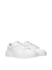 Dolce & Gabbana Weiß Leder Low Top Sneaker