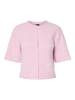 Pieces Strickjacke in Roseate Spoonbill