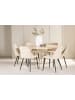 ebuy24 Essgruppe Copenhagen (7-teilig) Whitewash 140 x 140 cm