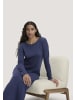 Hessnatur Hessnatur Slub Nachthemd Regular aus TENCEL™ Modal mit Bio-Baumwolle in mitternachtsblau