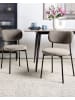 Beliani 2er-Set Esszimmerstuhl CASEY in Beige/Schwarz