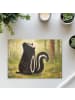 Mr. & Mrs. Panda Puzzle Stinktier Sitzen Design ohne Spruch in Weiß