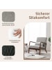 COSTWAY Sessel Wohnzimmer 65x79x77cm in Grau