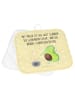 Mr. & Mrs. Panda 2er Set Topflappen  Avocado Tanzen mit Spruch in Gelb Pastell