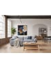 Beliani 3-tlg 3-Sitzer Sofa KORIO in Grau/Schwarz