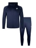 SikSilk Kleidungsset Hoodie And Joggers Set in Navy