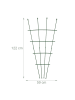 relaxdays 2 x Rankgitter in Grün - (B)59 x (H)122 cm