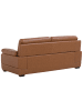 Beliani 3-Sitzer Sofa HORTEN in Braun - (W) 203 x (H) 89 x (L) 94 cm