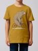 wat? Apparel T-Shirt Fahrradbär in Ocker