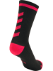 Hummel Niedrige Socken Elite Indoor Sock Low in BLACK/DIVA PINK