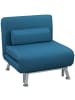 HOMCOM Schlafsessel-75L x 70B x 75H cm-Blau
