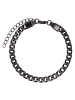 Steel_Art Gliederarmband Damen Vonne schwarz farben in Schwarz