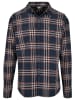Urban Classics Flanell-Hemden in darkblue/rustred