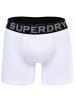 Superdry Boxershort 3er Pack in Weiß