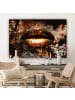 MuchoWow Leinwand bilder Luxus Lippen (BxH)