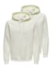 ONLY & SONS Sweatshirt / Hoodie Connor in Cloud dancer