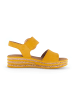 Gabor Plateau Sandalen in gelb