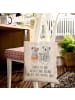 Mr. & Mrs. Panda Henkeltasche Koala Familie mit Spruch in Grau Pastell