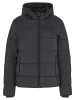 Urban Classics Urban Classics Ladies Short Puffer Jacket With Hood in black
