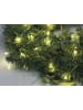 LUMINEO Lichterkette STRING LIGHTS 480 LED 24 m Silberdraht in warm weiß
