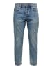 Only&Sons Cropped Jeans Loose Fit Denim Straight Leg Ankle Pants Hose ONSAVI in Blau-2