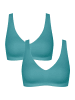Sloggi Bügelloser BH ZERO Feel 2.0 Soft bra in QUIET TURQUOISE