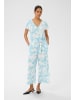 Kaffe Overall KAmira Loose fit in Dusty Blue/Chalk Flowers