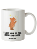 Mr. & Mrs. Panda Teebecher Verliebter Bär mit Spruch in Weiß