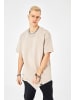 Megaman T-Shirt Oversize Fit mit 320gsm Baumwolle in Beige