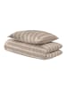 UNCOVER BY SCHIESSER Renforcé-Bettwäsche-Set Colorado in Taupe