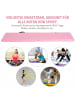 HOMCOM Gymnastikmatte,180L x 60B x 5H cm,Rosa