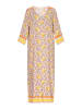gaya Women Dress in Yellow Multicolor