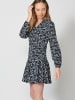 KOROSHI Kleid mit langen ärmeln in schwarz