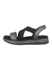 remonte Sandalen in Schwarz