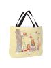 Mr. & Mrs. Panda Strandtasche Waldtiere Picknick ohne Spruch in Gelb Pastell