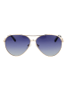 Guess Damen Sonnenbrillen Aviator Gold