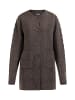 DreiMaster Vintage Damen Strickjacke Mit Knöpfen in Dunkelbraun