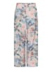 CULTURE Casual Hose CUlotus Relaxed fit in Whitecap/Blue Leaf