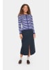 SAINT TROPEZ Strickjacke MilaSZ Gerade Passform in Midnight Sail